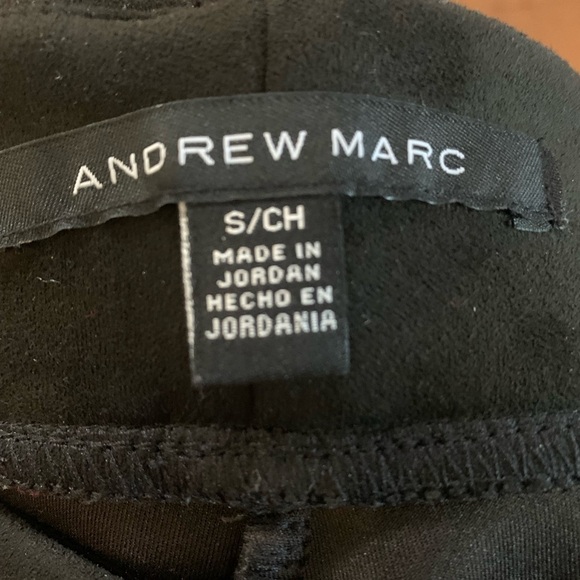 NWOT Andrew Mark jeggings. Black, super soft. Feels like velvet. Size small - Picture 3 of 7